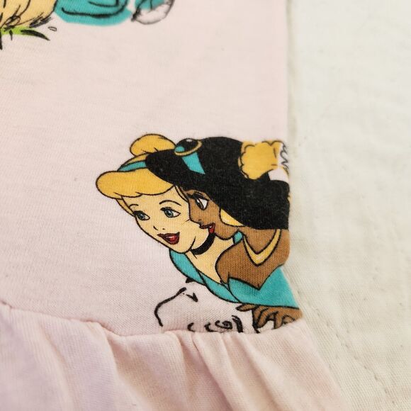 5 Toddler Disney Princess Girls Kids Size peplum Tops cinderella belle ariel - Picture 4 of 9